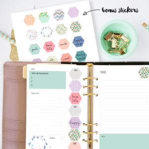 Free printable planner stickers and planner to do list