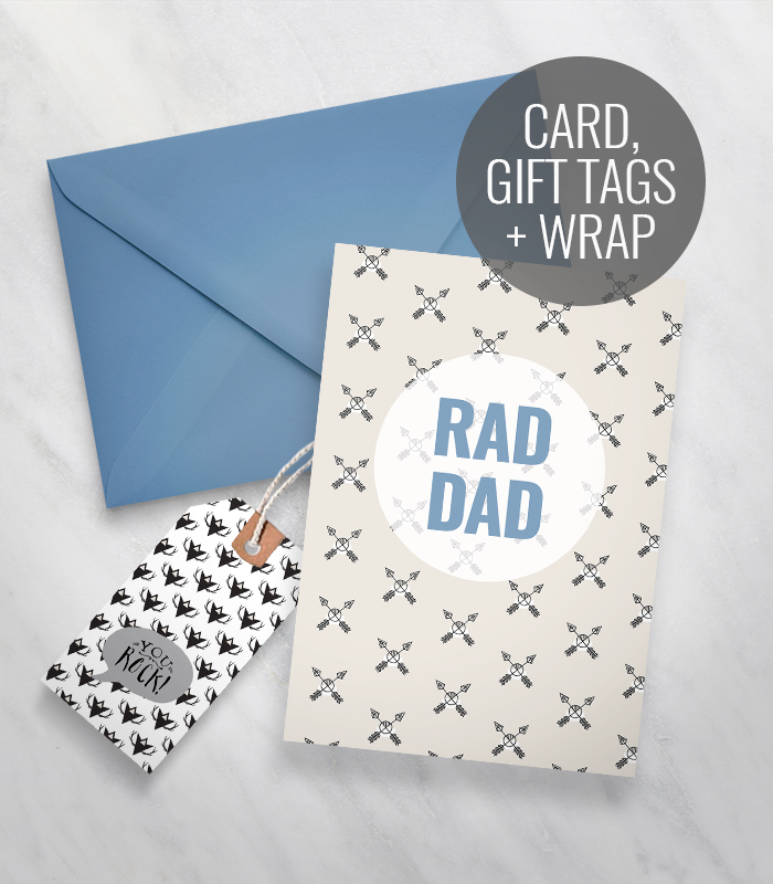 Rad Dad free Father's Day printable