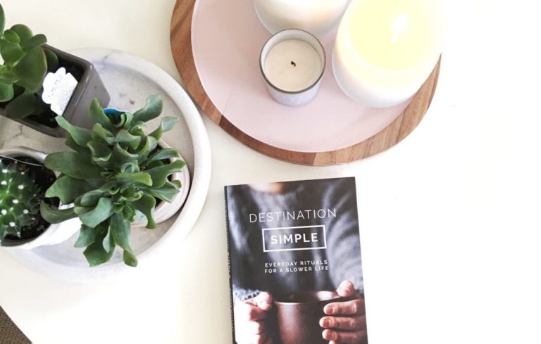 Destination Simple book - everyday rituals to live a slower life