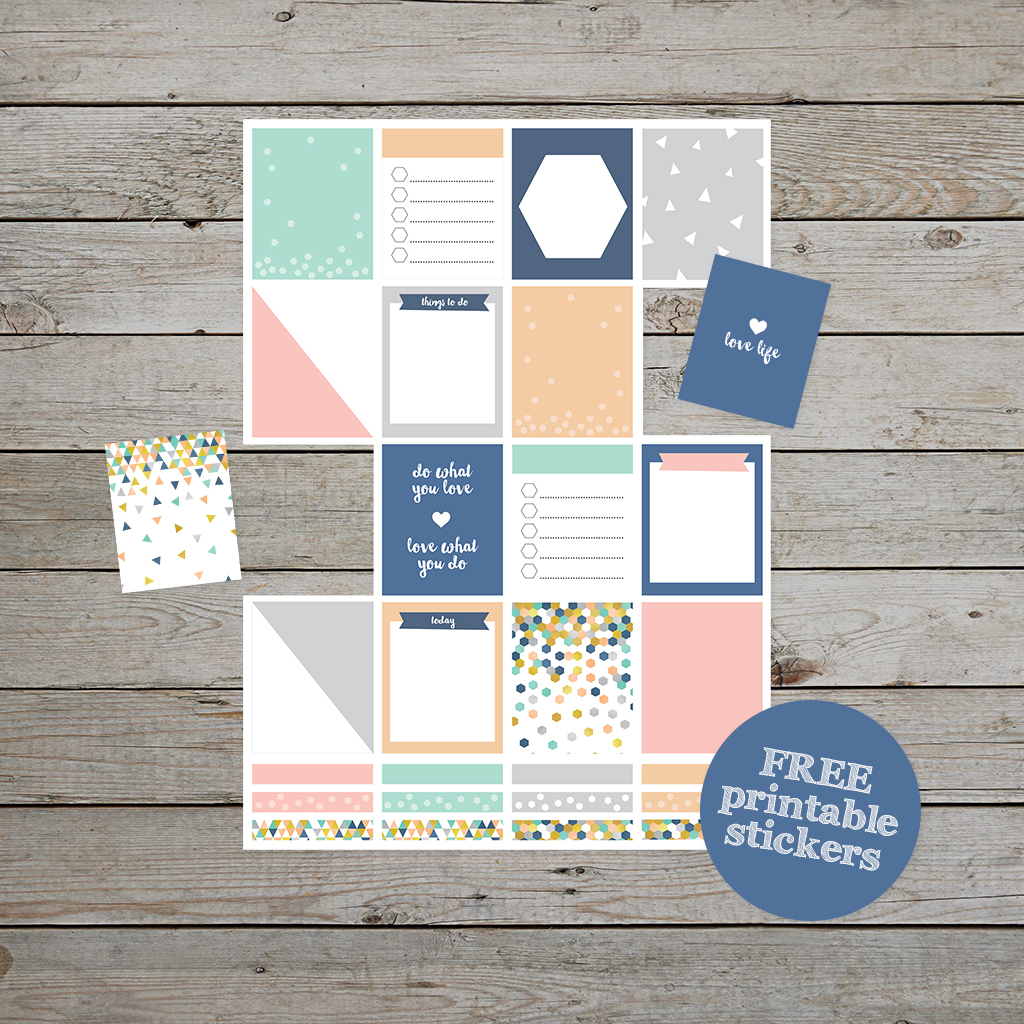 Free printable box stickers for planners