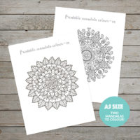 Printable Planner Kit - stickers, banners, mandalas - free download
