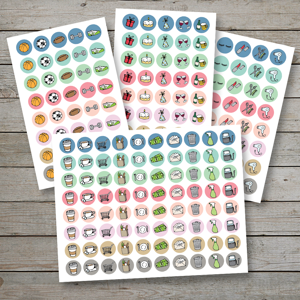 Printable Mini Icons Kit from Now. Paper Goods