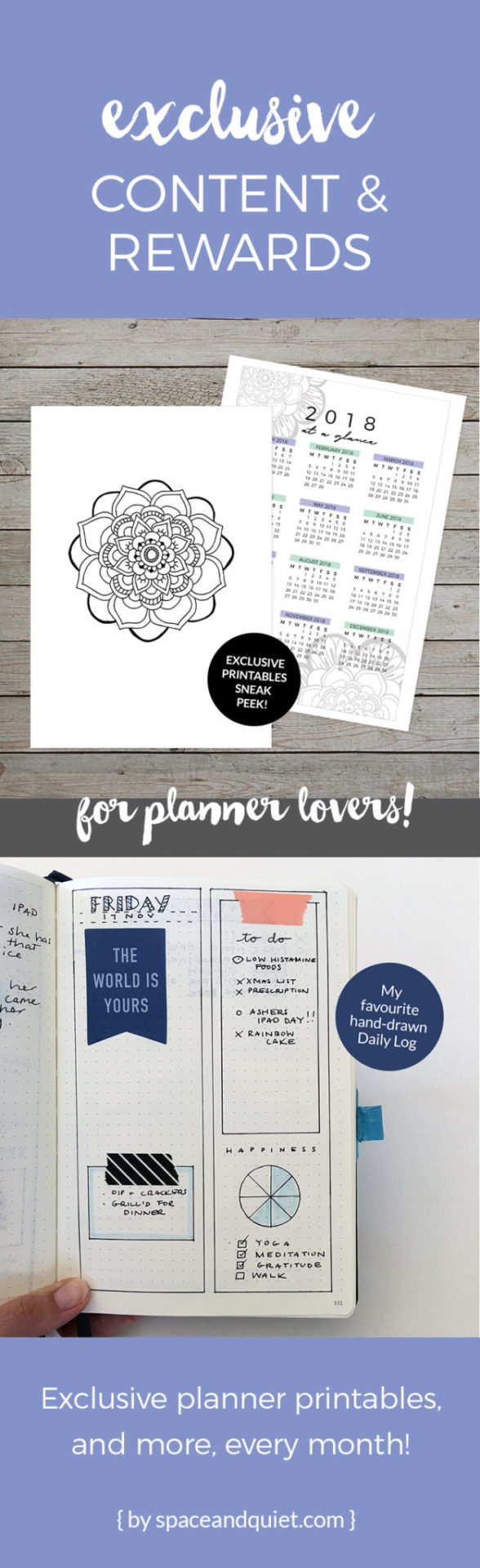 exclusive planner printables on patreon