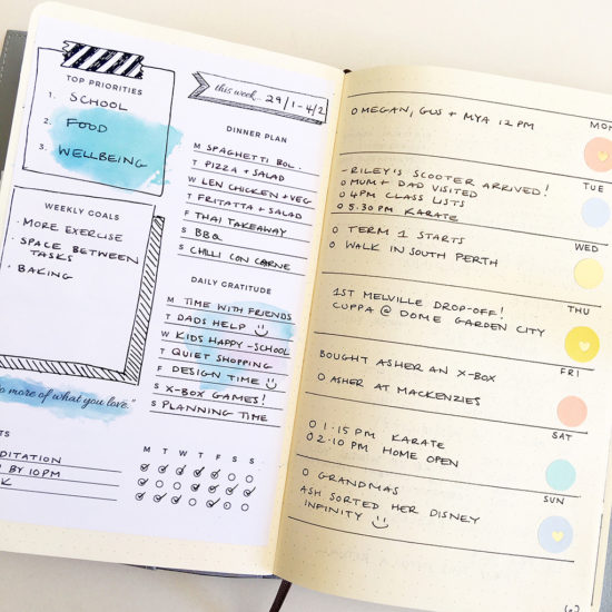 Organise Your Week With A Bullet Journal Weekly Log Free Template