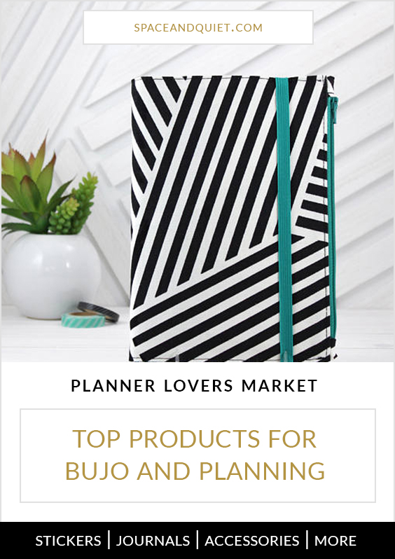 Planner Lovers Market April 2108 Top products for bullet journal and planners