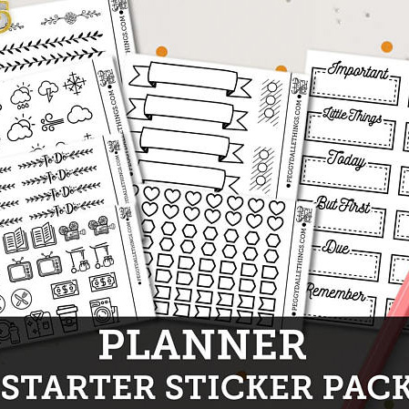 Planner Stickers Starter Pack by Peggy Dalle Things