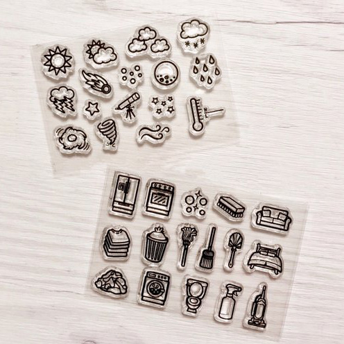 Planner Stamps by Starving Artistamps