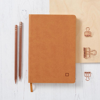 A5 Square Grid Journal by Hex And Ginger