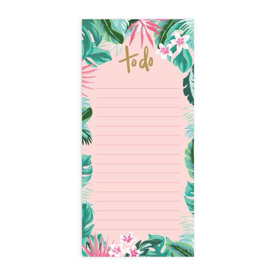 Tropical DL Notepad by Fox And Fallow