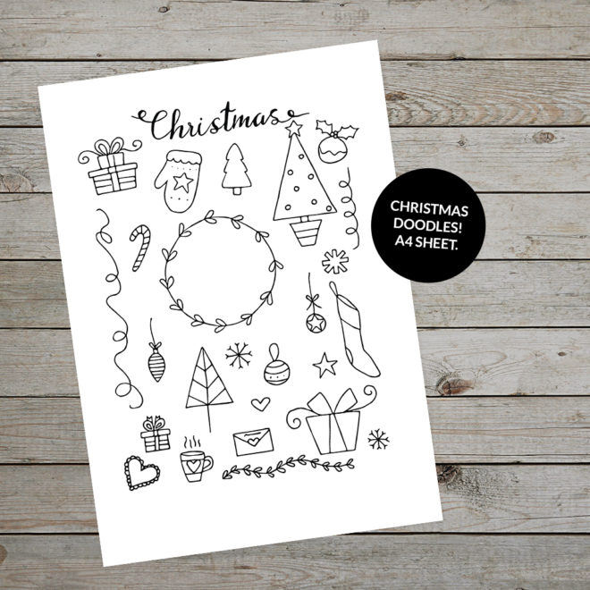 Christmas Journaling Template