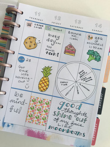 Happy Planner Bullet Journal ideas, printables - Space and Quiet