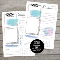 How To Create A Happy Planner Bullet Journal, Plus Free Printable Happy ...