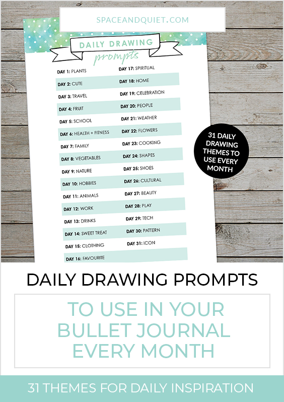 drawing prompts + ideas — I hope your month is off to a lovely start!  Today