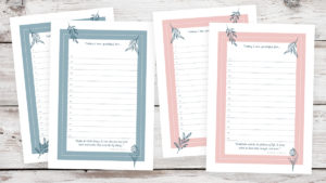Printable Gratitude Journal