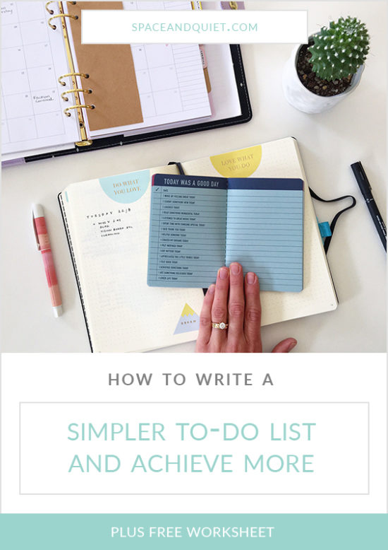 How To Write a Simpler To-Do List That Will Help You Achieve More