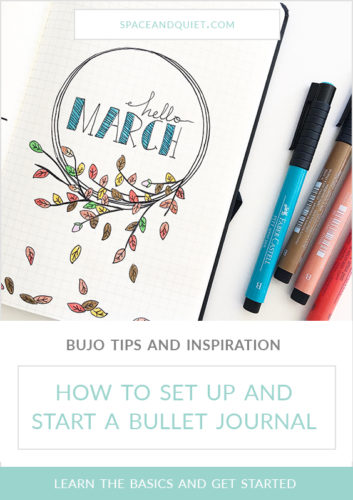 Start a bullet journal - what is bullet journaling and how to get started