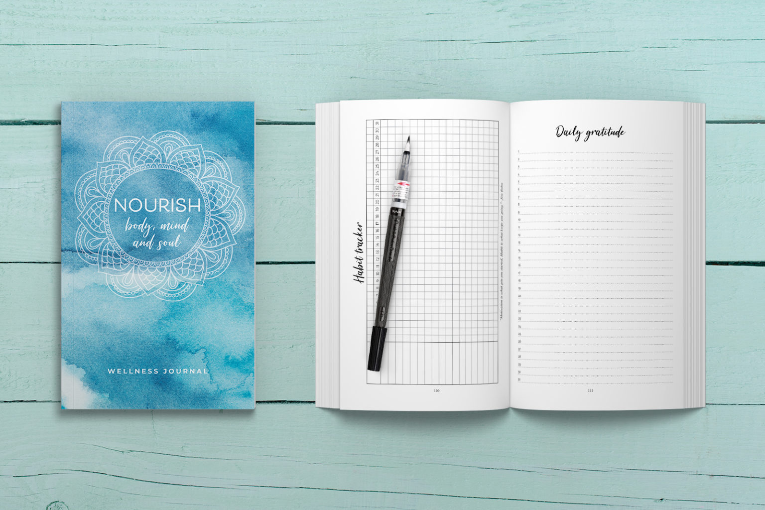 Nourish Wellness Journal: Lose Weight, More Energy - Space And Quiet