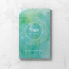 Front cover of the Yoga Teacher Class Planner in watercolor aqua with a mandala design.