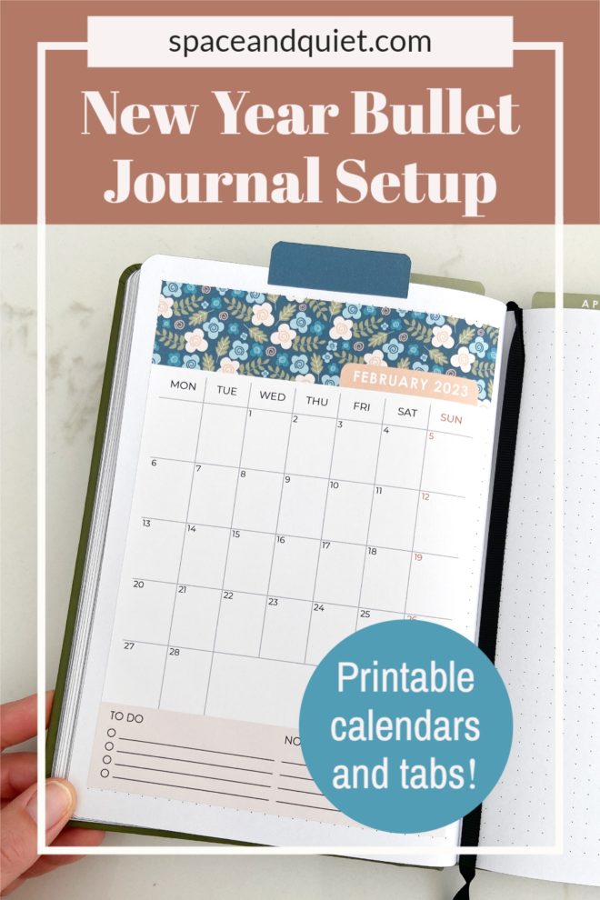 new-year-bullet-journal-setup-with-printable-2023-calendars-space-and