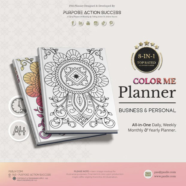 2023 Planner with Colour Me Cover
