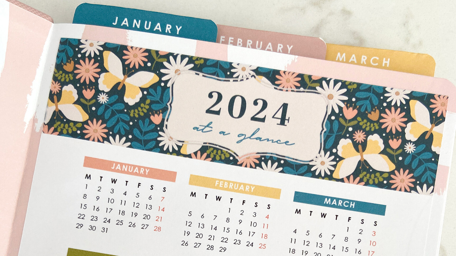 Minimalist 2024 Yearly Setup | Digital Bullet Journal Theme