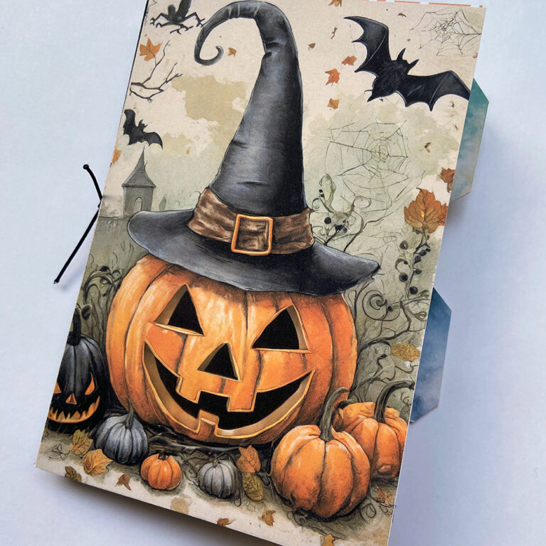 Printable Halloween Junk Journal Kit - Space And Quiet