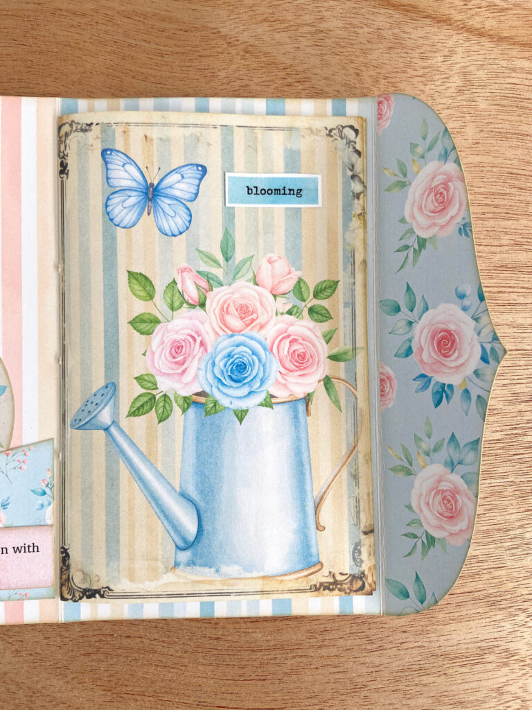 Shabby Chic Rose Junk Journaling Folio