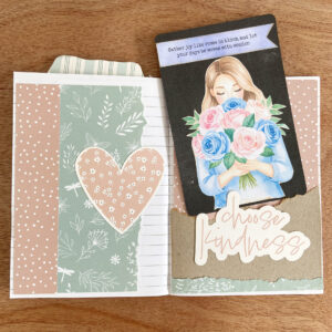 A spread in my Mini BlendBook creative journal