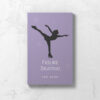 Front cover of the Figure Skating Logbook featuring a purple background and black silhouette of a figure skater.