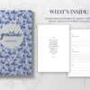Gratitude Journal - Blue & Pink Floral Cover