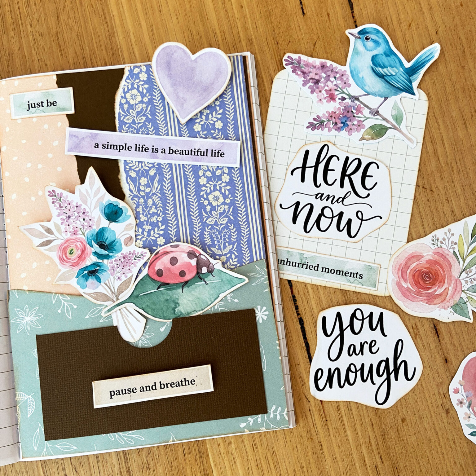 A Simple Way to Balance Writing and Creative Journaling